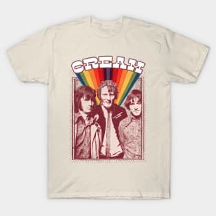 Cream -- 60s Retro Fan Artwork T-Shirt